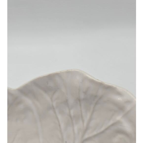 Vintage Bordallo Pinheiro Cabbage Bowl White - Picture 4 of 7